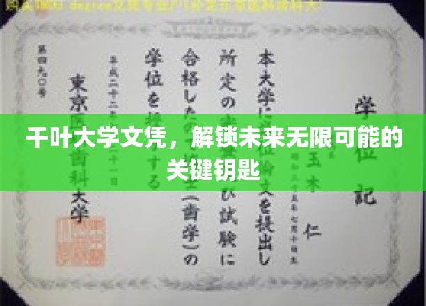 学历新篇章，千叶大学文凭，开启无限可能的通行证