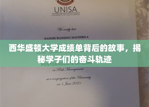 西华盛顿大学成绩单背后的故事，揭秘学子们的奋斗轨迹