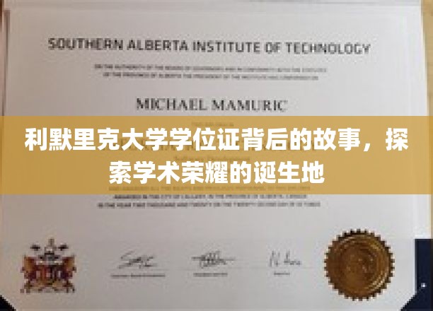 揭开利默里克大学学位证背后的荣耀篇章