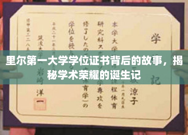 里尔第一大学学位证书背后的故事,揭秘学术荣耀的诞生记