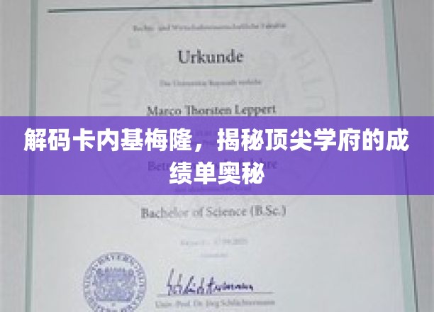 解码卡内基梅隆，揭秘顶尖学府的成绩单奥秘
