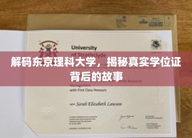 探寻东京理科大学学位证背后的非凡历程