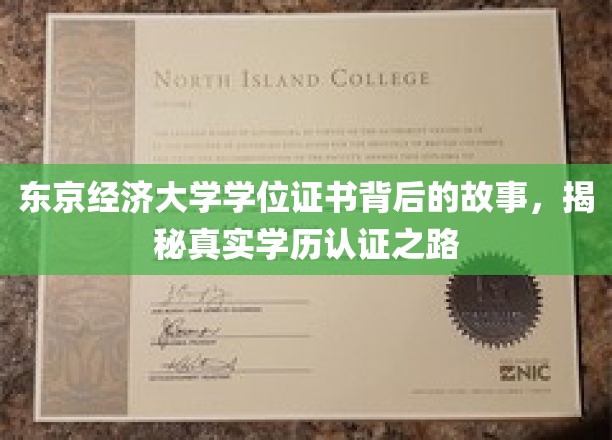 探寻东京经济大学学位证书背后的奥秘，学历认证之路大揭秘