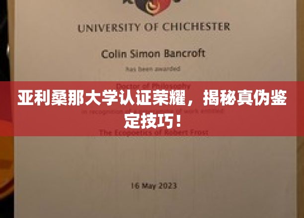 解码亚利桑那大学认证之谜，掌握真伪鉴定高招！