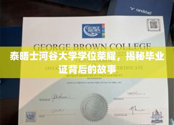 泰晤士河谷大学学位荣耀，一探究竟毕业证书背后的故事