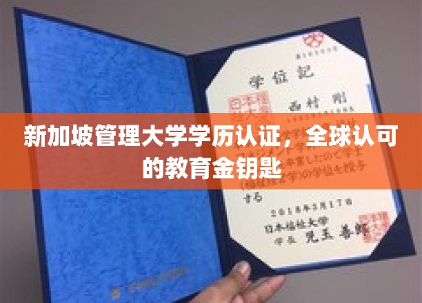 新加坡管理大学学位通行全球，开启国际职场新篇章