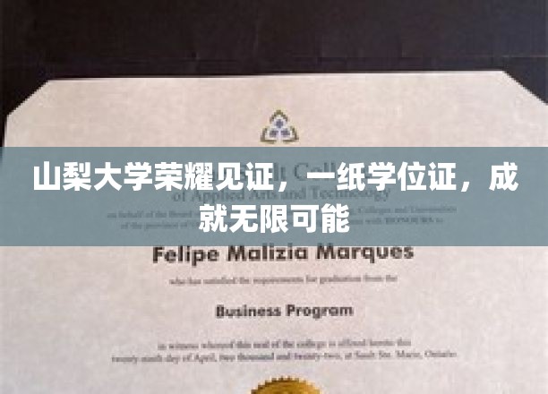 山梨大学荣耀加冕，学位证开启人生无限版图