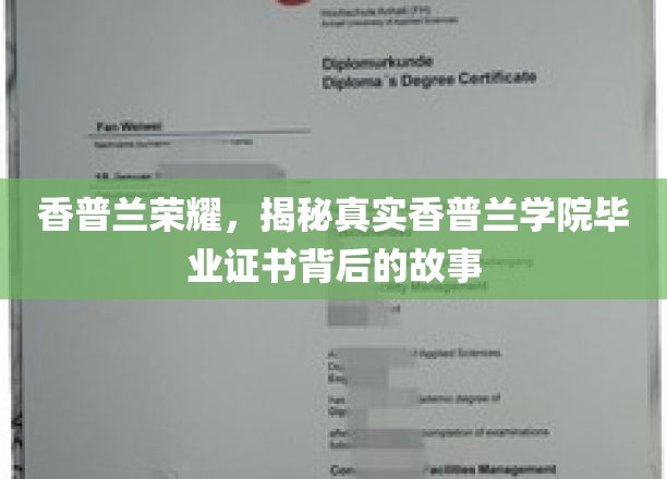 揭开香普兰荣耀之谜，揭秘香普兰学院证书背后的传奇故事