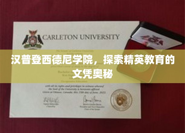 解锁汉普登西德尼学院，揭秘精英教育背后的文凭秘密