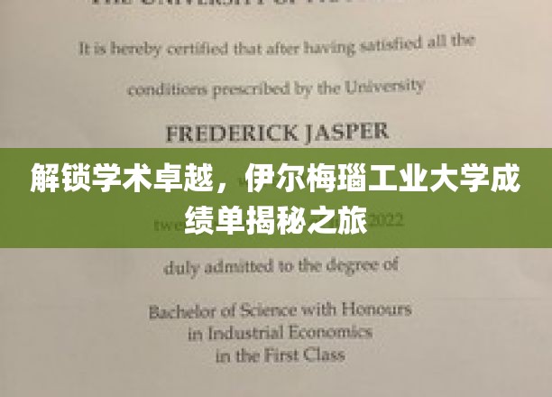 探索伊尔梅瑙工业大学卓越成就，揭秘学子辉煌篇章