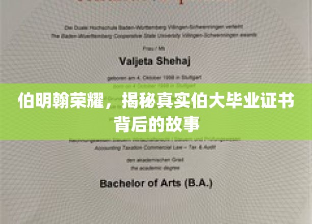 伯明翰荣耀，揭秘真实伯大毕业证书背后的故事