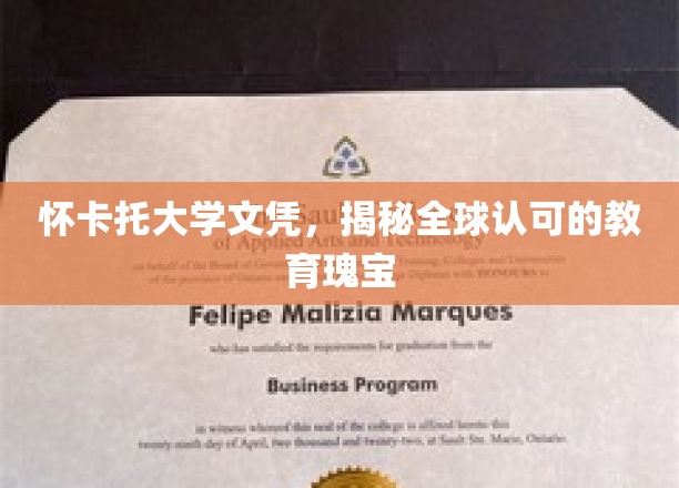 探索全球认可的学术珍品，怀卡托大学文凭的魅力