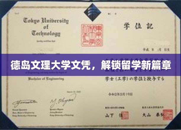 跨国学历新纪元，德岛文理大学文凭开启留学新篇章