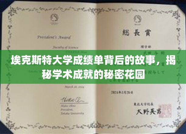 埃克斯特大学成绩单背后的故事，揭秘学术成就的秘密花园
