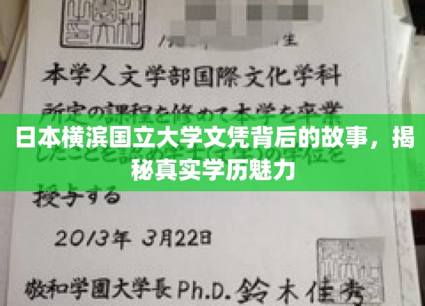 日本横滨国立大学文凭背后的故事，揭秘真实学历魅力