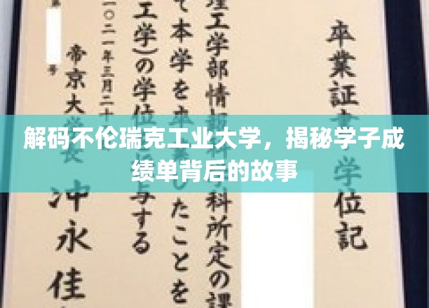 探秘不伦瑞克工业大学，成绩单背后的学海征途