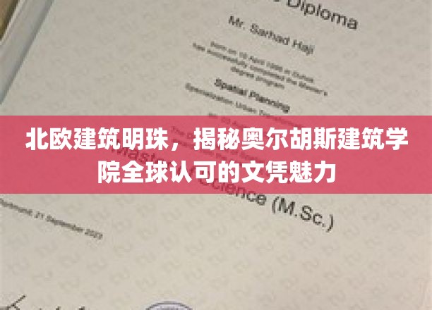 探寻北欧建筑瑰宝，奥尔胡斯学院文凭的国际风采