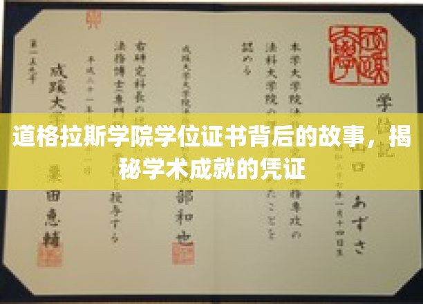 道格拉斯学院学位证书背后的故事，揭秘学术成就的凭证