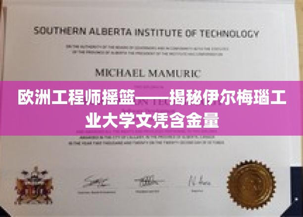 德国工程精英的孵化器，伊尔梅瑙工业大学文凭的非凡价值