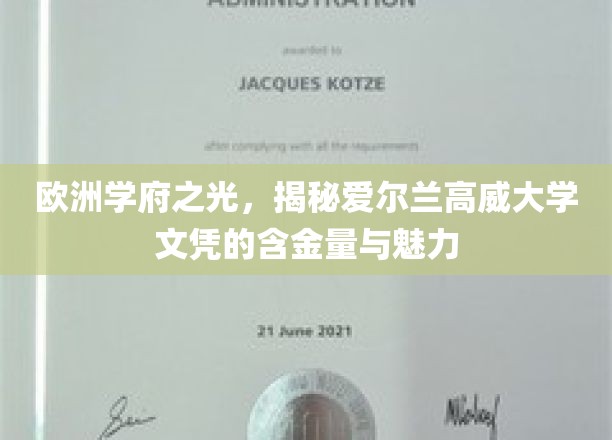 探索爱尔兰高威大学，欧洲教育瑰宝的文凭价值与独特魅力