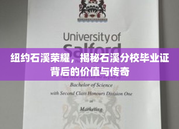石溪之光，纽约分校毕业证书的传奇价值大揭秘