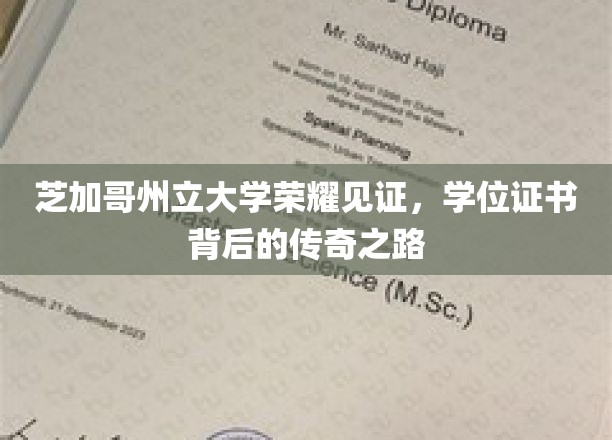 芝加哥州立大学荣耀绽放，学位证书背后的传奇历程揭秘