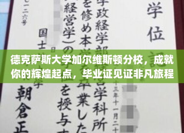 德克萨斯大学加尔维斯顿分校，开启非凡人生旅程的荣耀起点