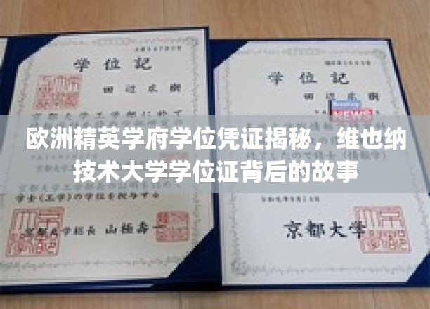 探寻维也纳技术大学学位证的传奇之谜，欧洲精英学府的认证奥秘
