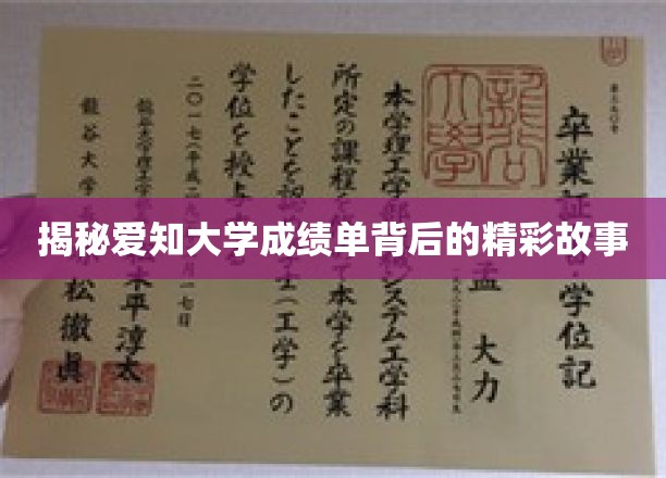 揭秘爱知大学成绩单背后的精彩故事