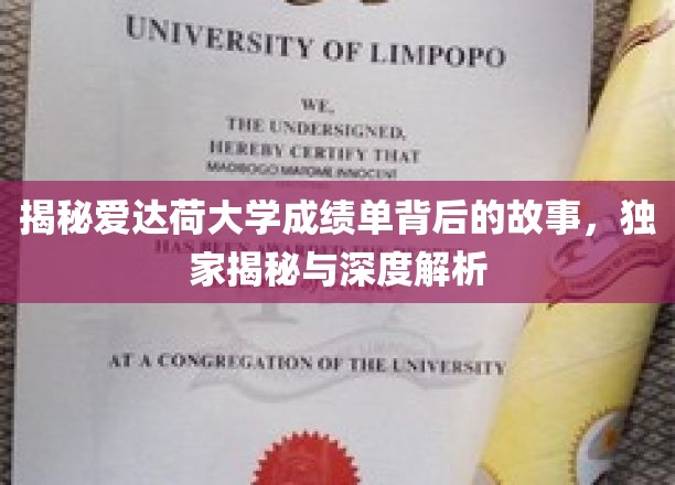 解码爱达荷大学成绩单之谜，独家探秘与深度剖析