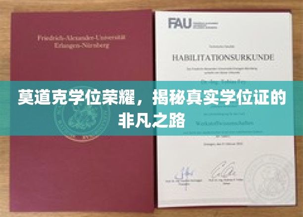 学位荣耀背后的非凡历程，莫道克学位证的秘密之旅