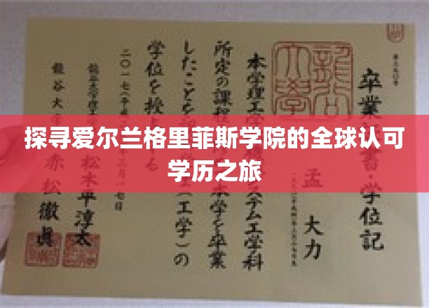 探寻爱尔兰格里菲斯学院的全球认可学历之旅