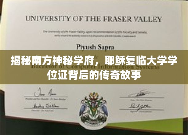 南方神秘学府之谜，耶稣复临大学学位证背后的传奇探秘