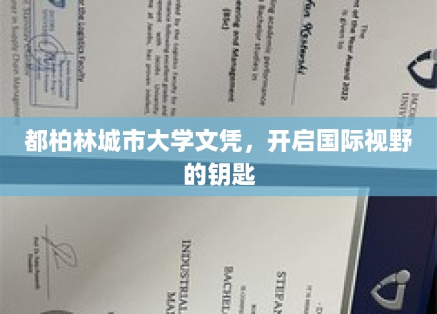 都柏林城市大学文凭，开启国际视野的钥匙