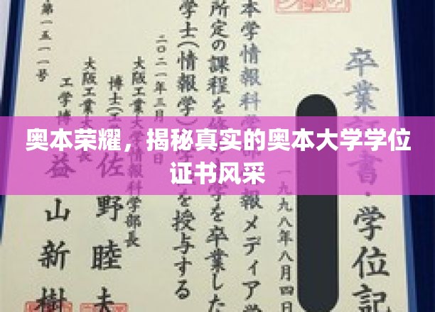 解码奥本荣耀，一睹真实学位证书的非凡魅力