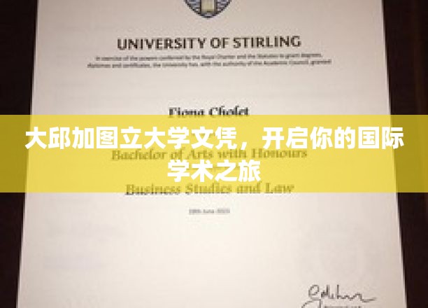 大邱加图立大学文凭，开启你的国际学术之旅