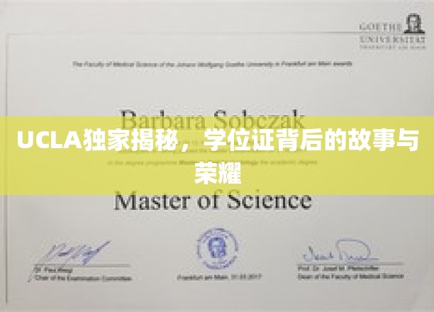 UCLA独家揭秘，学位证背后的故事与荣耀