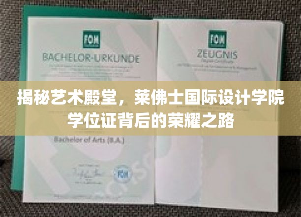 揭秘艺术殿堂，莱佛士国际设计学院学位证背后的荣耀之路