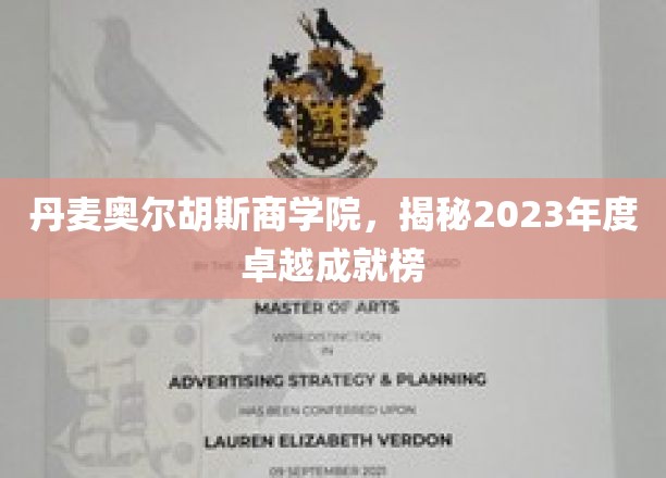 2023年度商界璀璨之星，奥尔胡斯商学院卓越成就大盘点