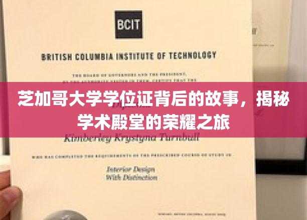 探寻芝加哥大学学位证背后的传奇，荣耀之路揭秘