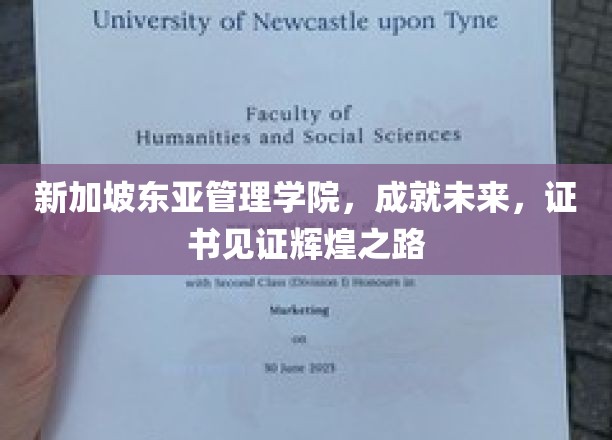 新加坡东亚管理学院，铸就辉煌，证书见证成长之路