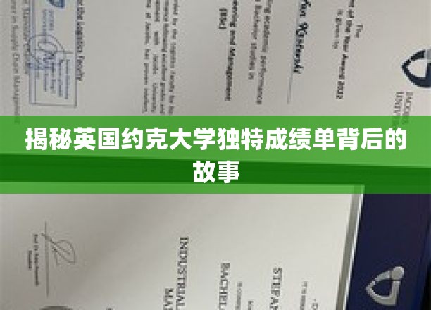 探索约克大学成绩单的独特魅力，一纸凭证背后的传奇故事