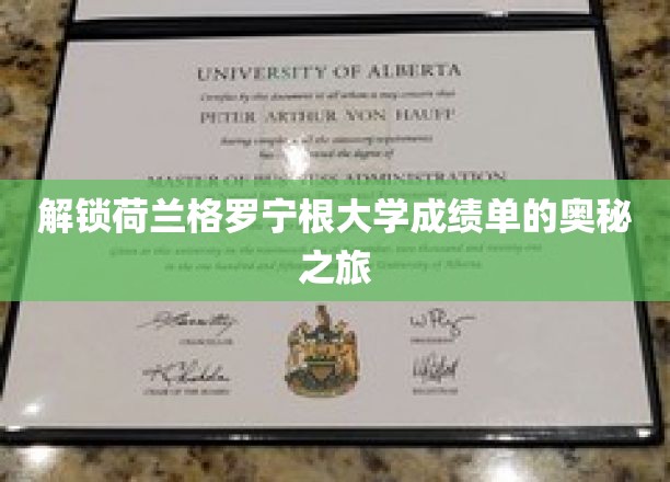 解锁荷兰格罗宁根大学成绩单的奥秘之旅