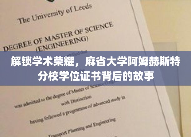 揭开麻省大学阿姆赫斯特分校学位证书的荣耀密码