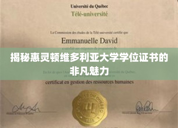 惠灵顿维多利亚大学学位证书的非凡魅力