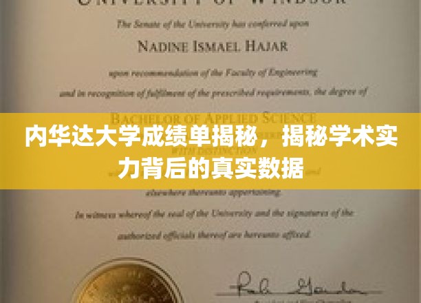 解码内华达大学，揭开学术成绩单背后的真实力证