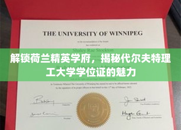 探索荷兰精英学府，揭秘代尔夫特理工大学学位证的魅力