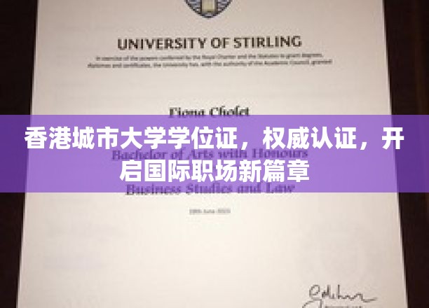 香港城市大学学位认证，助力全球职场精英之路