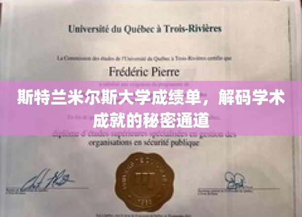 解锁学术巅峰，斯特兰米尔斯大学成绩单背后的秘密线索