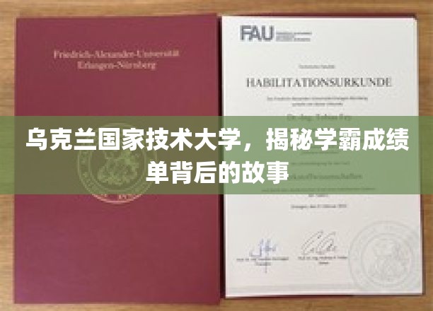 探寻乌克兰国家技术大学学霸背后的非凡成绩之路
